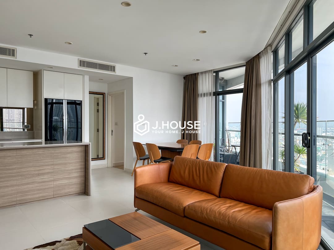 High floor 2br apartment with nice view at City Garden Binh Thanh, HCMC