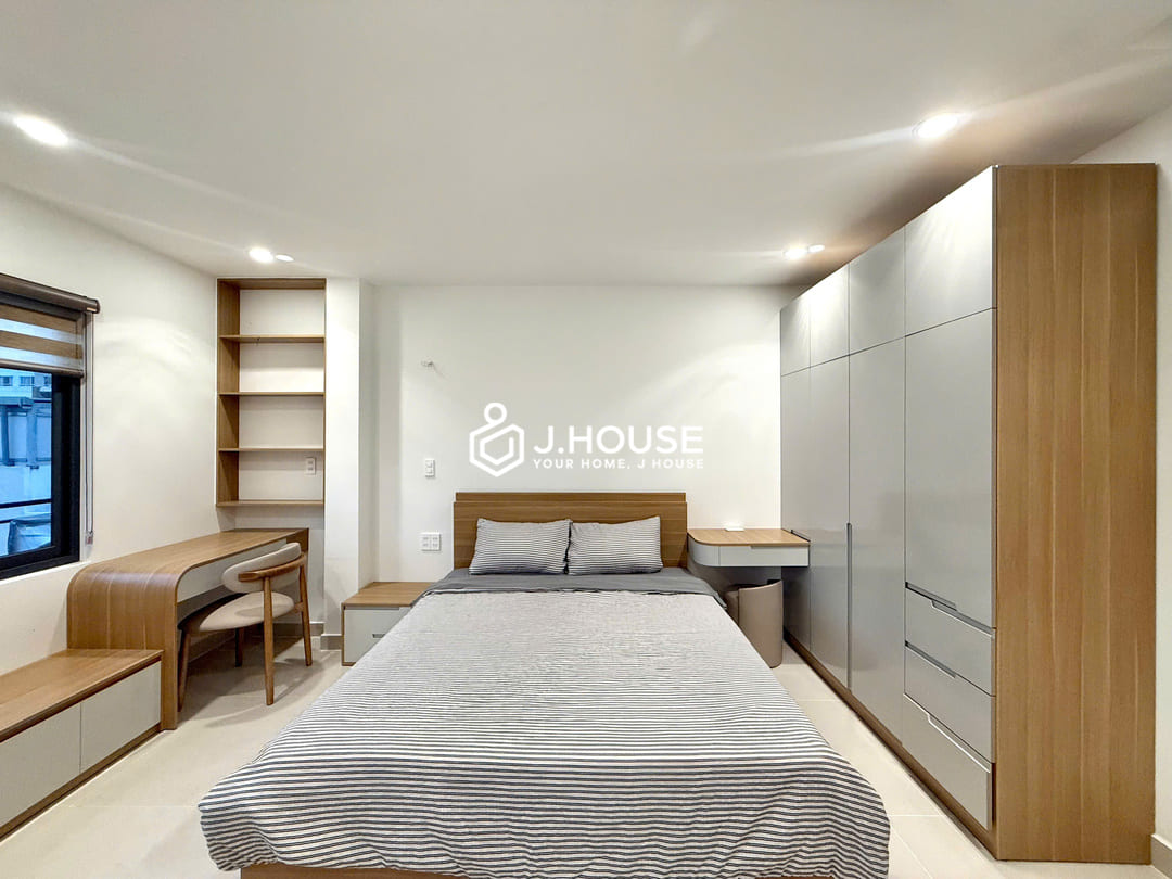 Modern 1br apartment for rent with a balcony and a washer at Joo House Thao Dien, HCMC-1