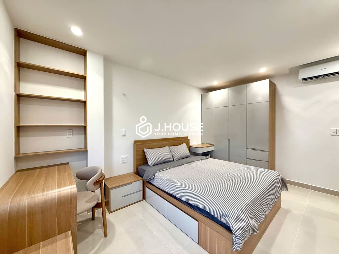 Modern 1br apartment for rent with a balcony and a washer at Joo House Thao Dien, HCMC