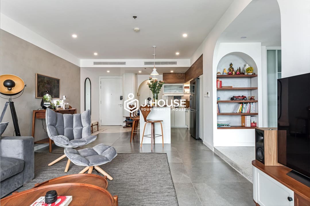 Modern 2br apartment for rent at City Garden Condos Binh Thanh, HCM