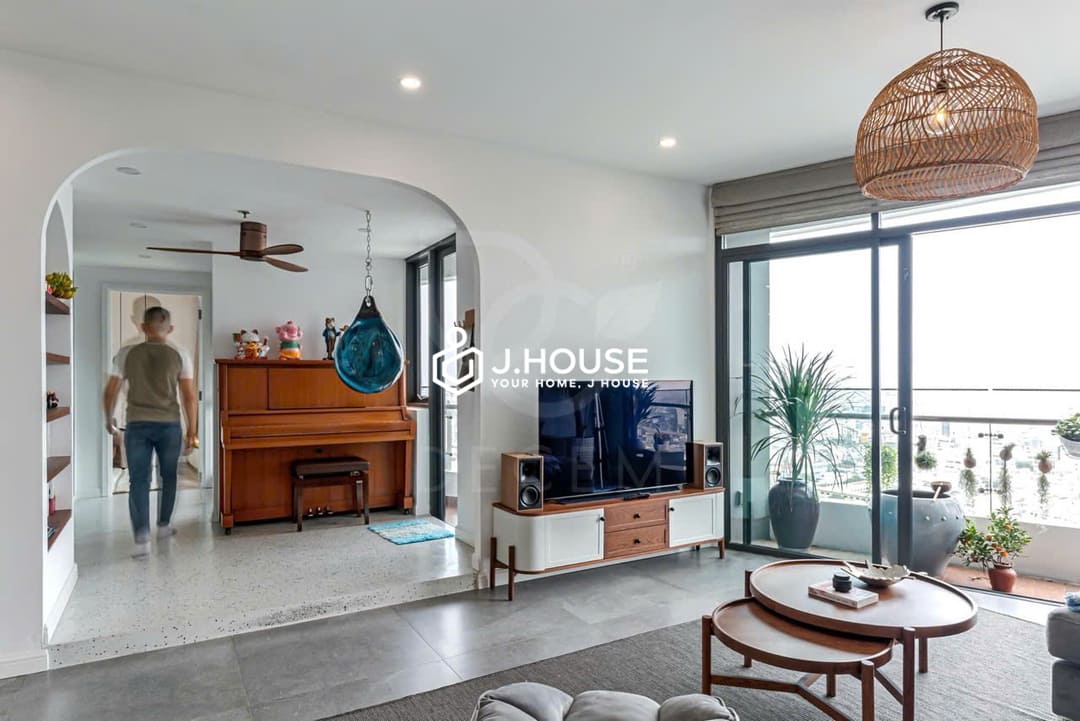 Modern 2br apartment for rent at City Garden Condos Binh Thanh, HCM