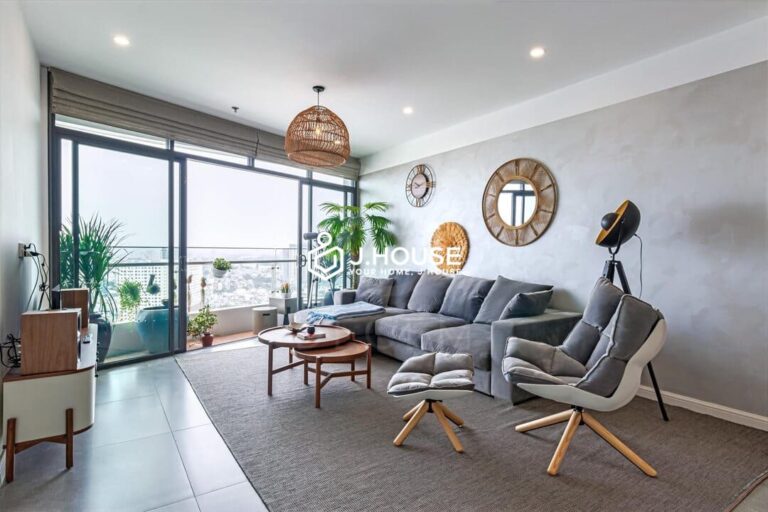 Modern 2br apartment for rent at City Garden Condos Binh Thanh, HCM