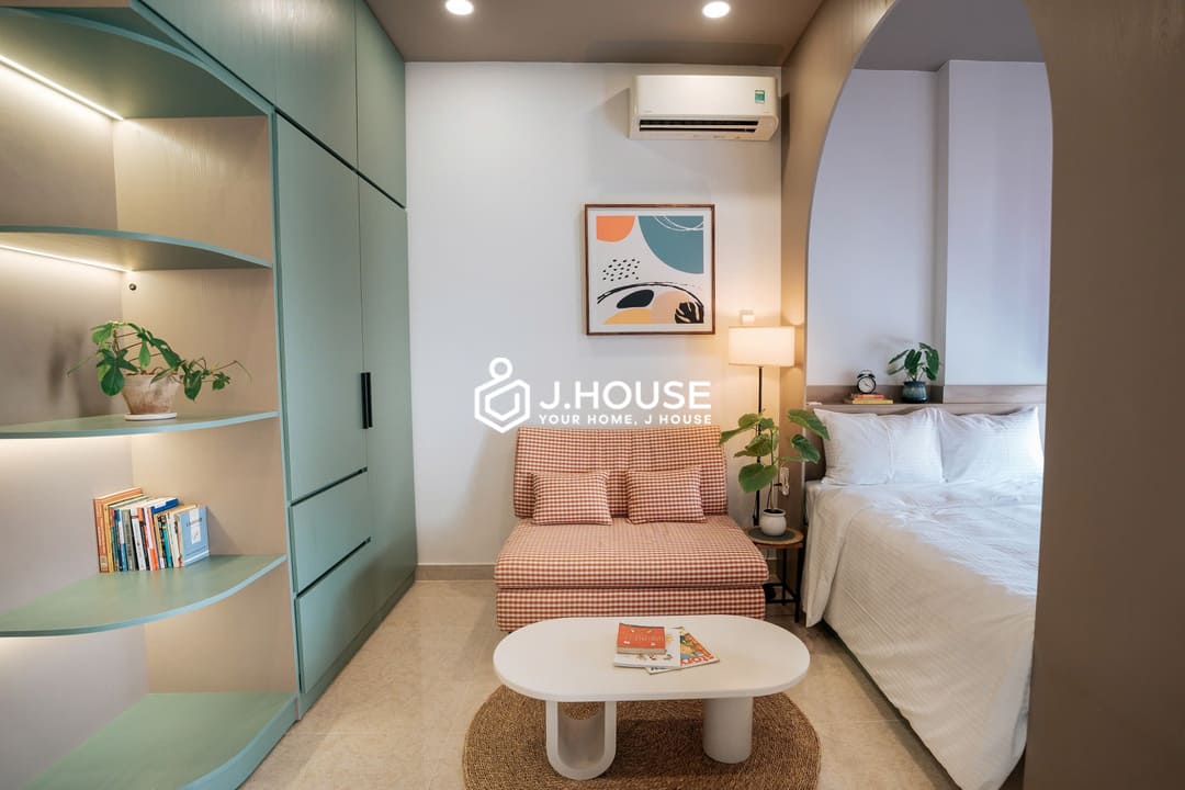Modern apartment with balcony at GK INN, Phu Nhuan District, HCMC-1