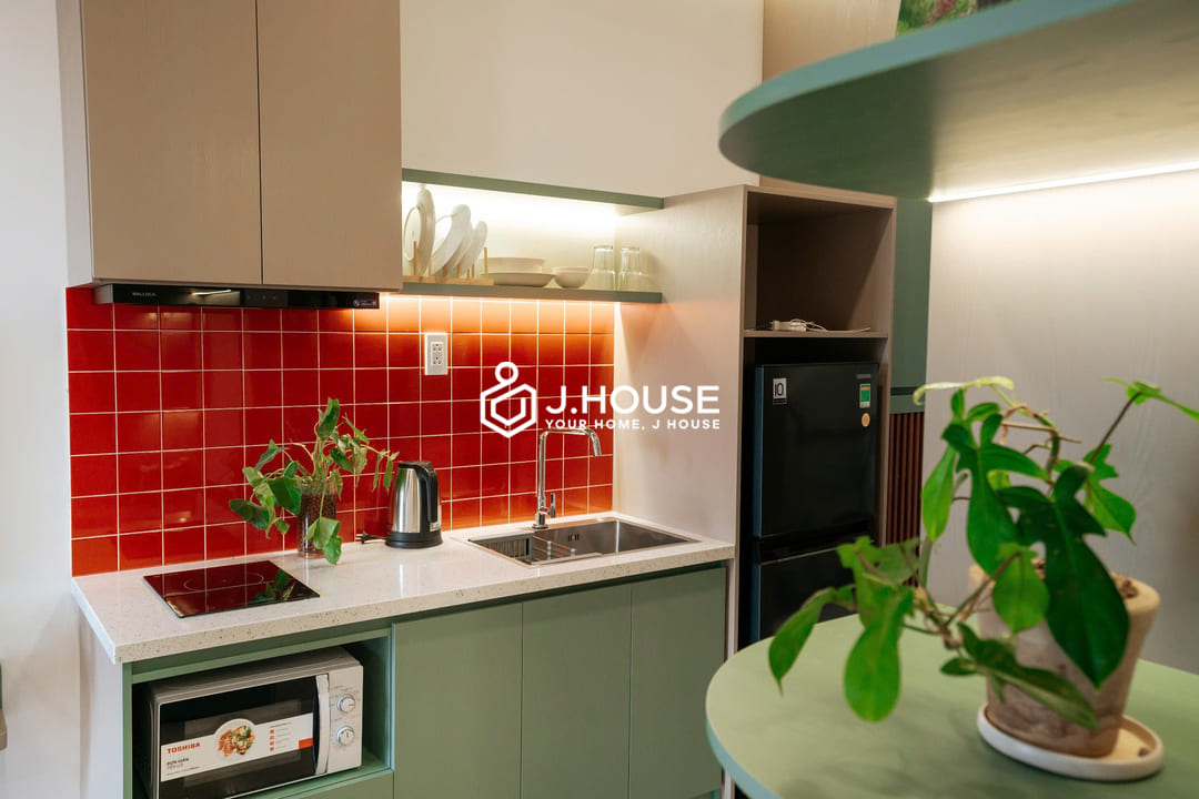 Modern apartment with balcony at GK INN, Phu Nhuan District, HCMC-4