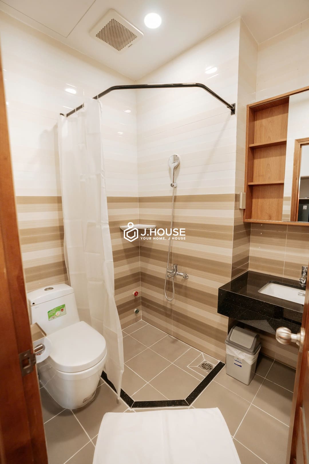 Modern apartment with balcony at GK INN, Phu Nhuan District, HCMC-5