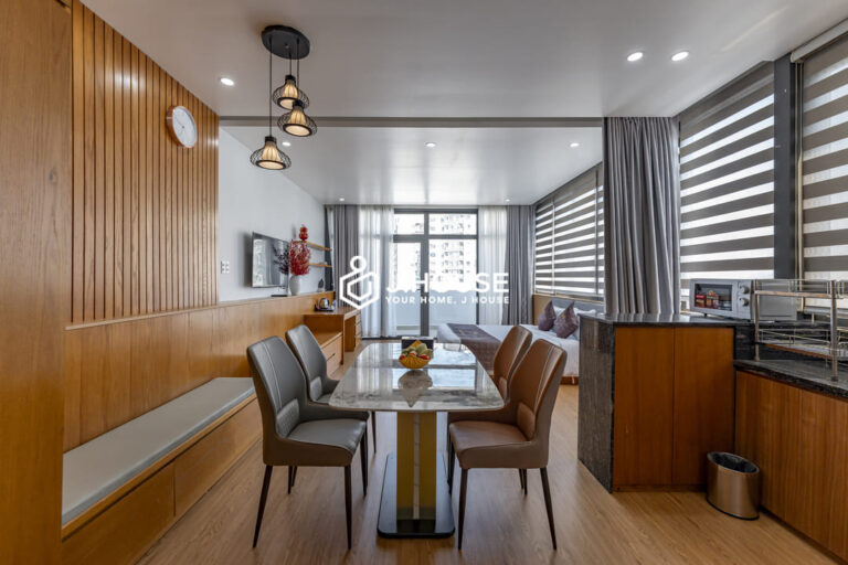 Modern studio with balcony for rent in Tan Binh District, HCMC - Next to Gia Dinh Park-1