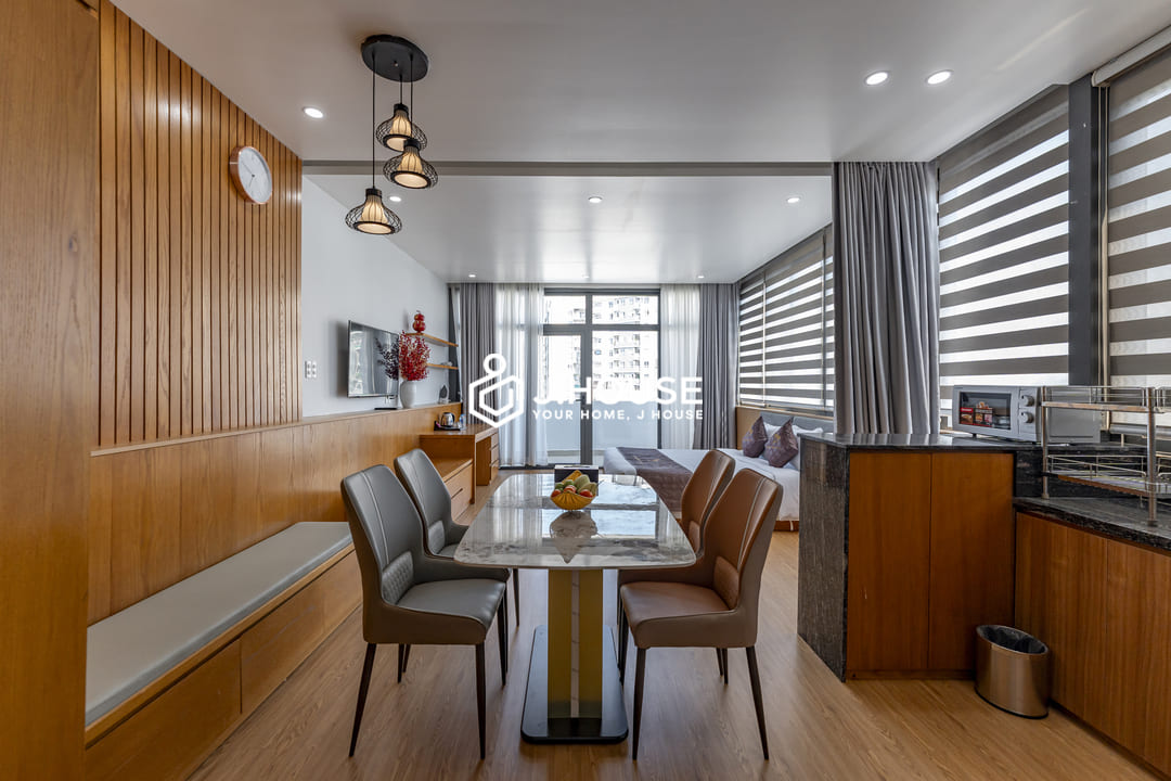 Modern studio with balcony for rent in Tan Binh District, HCMC - Next to Gia Dinh Park-1