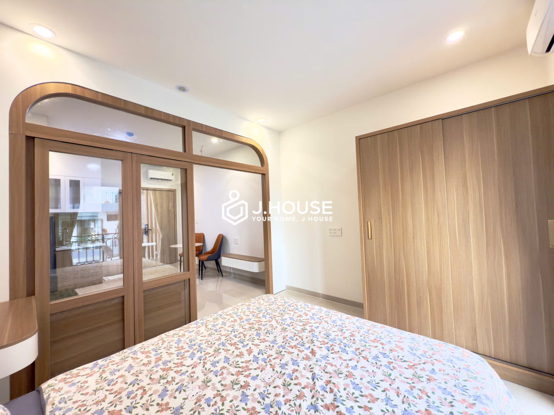 New 1br apartment for rent with a balcony and a washer at Joo House Thao Dien, HCMC-3