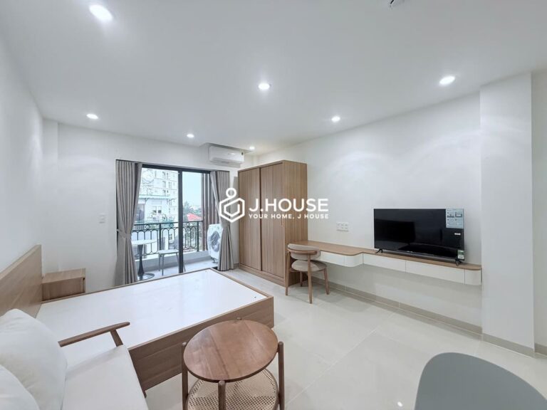 New apartment for rent with a balcony and a washer at Joo House Thao Dien, HCMC-0