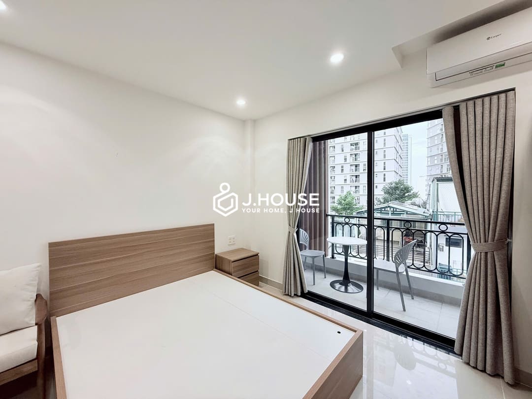 New apartment for rent with a balcony and a washer at Joo House Thao Dien, HCMC-1