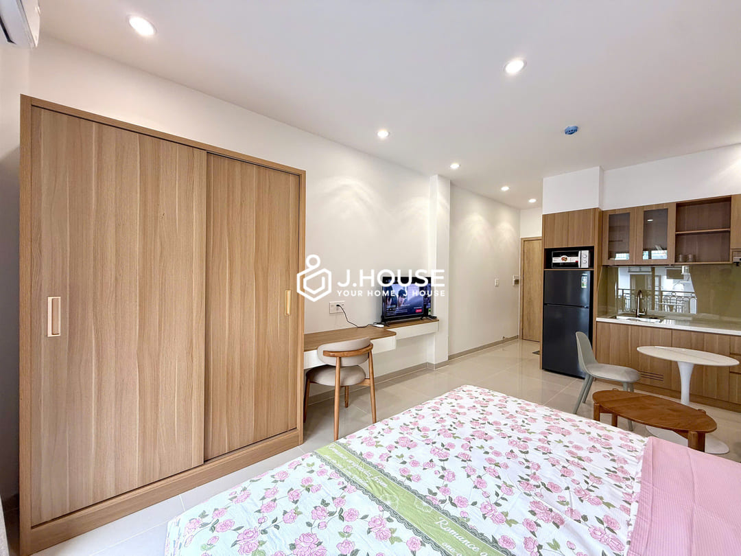 New apartment for rent with a balcony and a washer at Joo House Thao Dien, HCMC