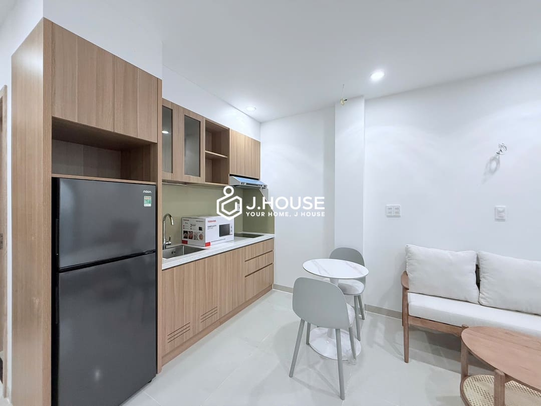 New apartment for rent with a balcony and a washer at Joo House Thao Dien, HCMC-5