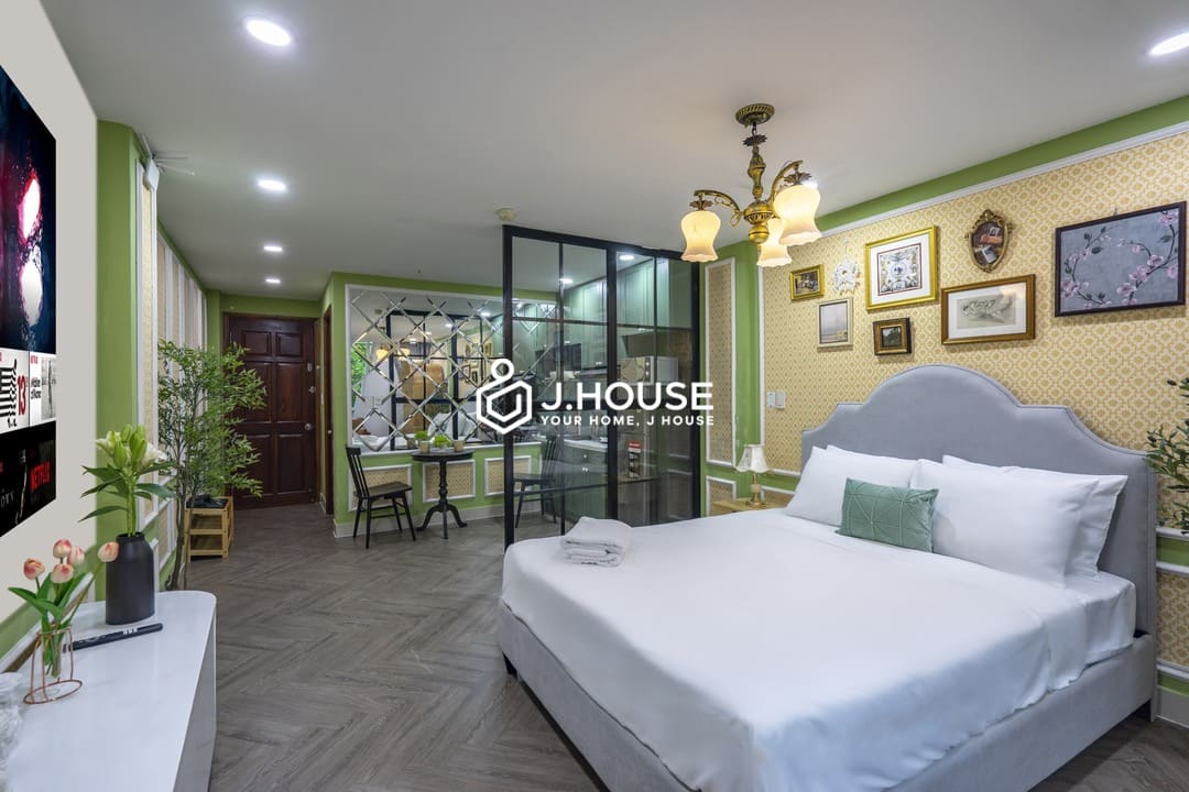 Santa studio apartment for rent in District 1, HCMC-5