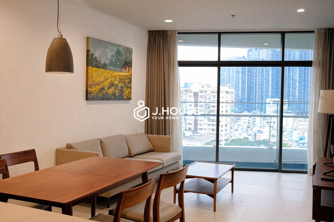 Spacious 1br apartment for rent at City Garden Binh Thanh