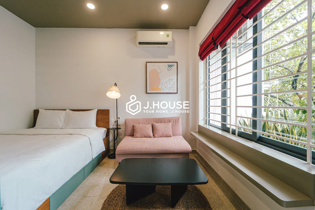 Studio apartment with large balcony at GK INN, Phu Nhuan District, HCMC-0