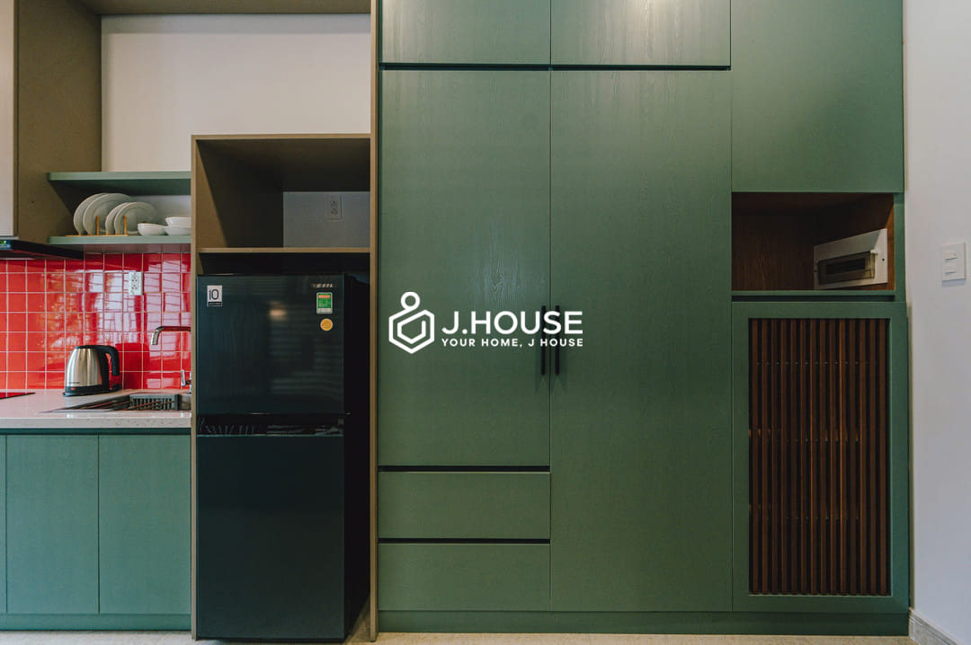 Studio apartment with large balcony at GK INN, Phu Nhuan District, HCMC-5