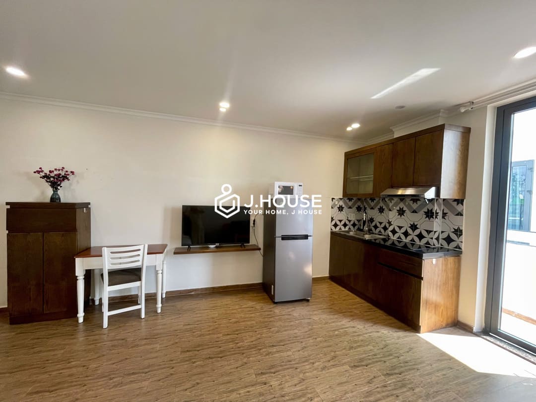 Bright Studio for rent in Thao Dien, HCMC- Genuss Serviced Apartment