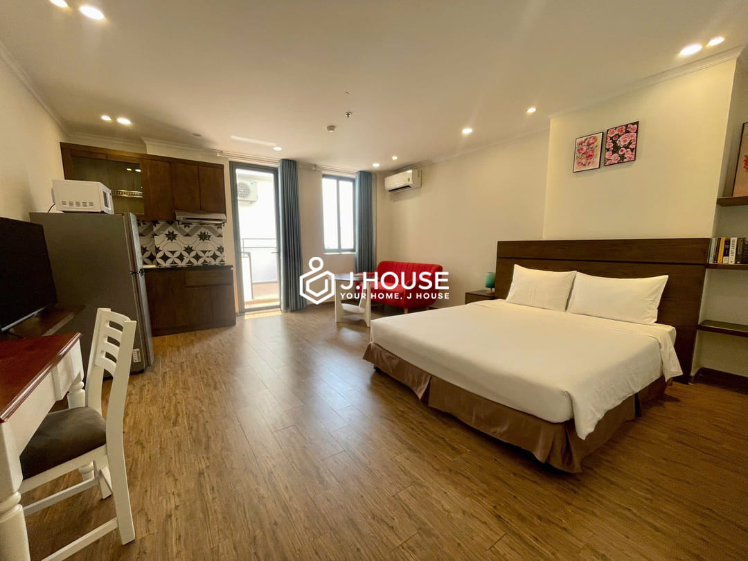 Bright Studio for rent in Thao Dien, HCMC- Genuss Serviced Apartment