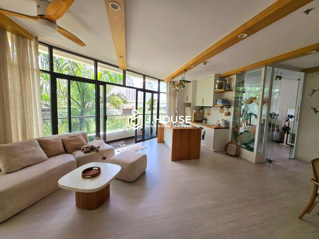 Charming Boho-style 2-br apartment for rent at City Garden Binh Thanh