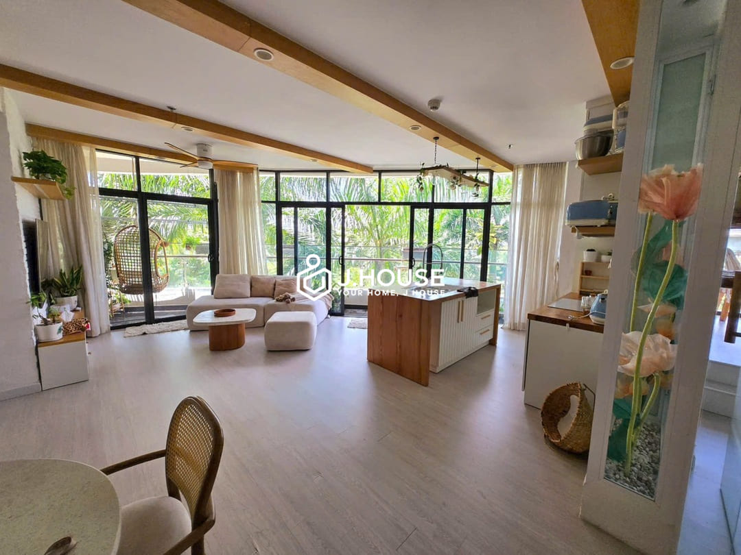 Charming Boho-style 2-br apartment for rent at City Garden Binh Thanh