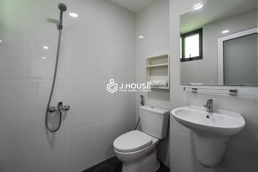 Cozy Duplex Apartment with Wooden Interior for Rent in Phu Nhuan-9