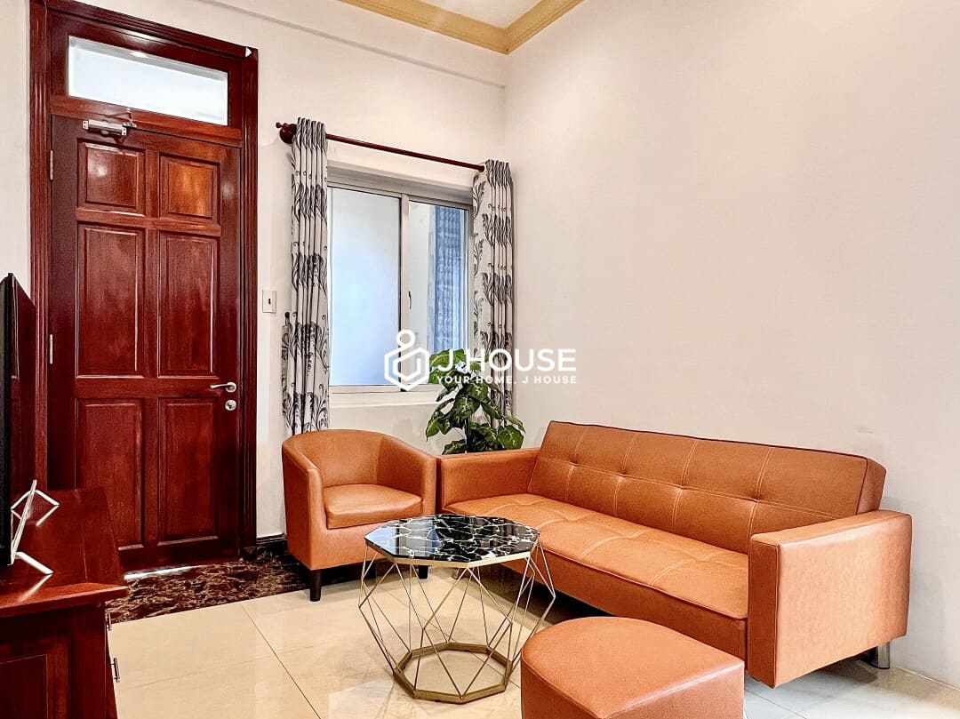 Fully furnished 1 bedroom apartment for rent with balcony in Thao Dien, District 2-4