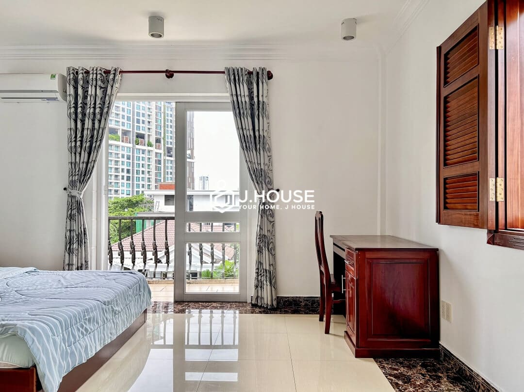 Fully furnished 1 bedroom apartment for rent with balcony in Thao Dien, District 2-5