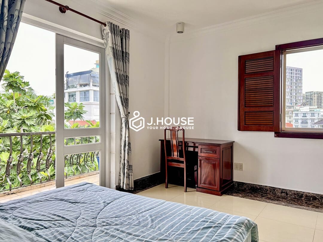 Fully furnished 1 bedroom apartment for rent with balcony in Thao Dien, District 2-7