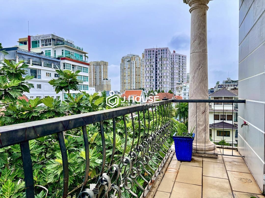 Fully furnished 1 bedroom apartment for rent with balcony in Thao Dien, District 2-8