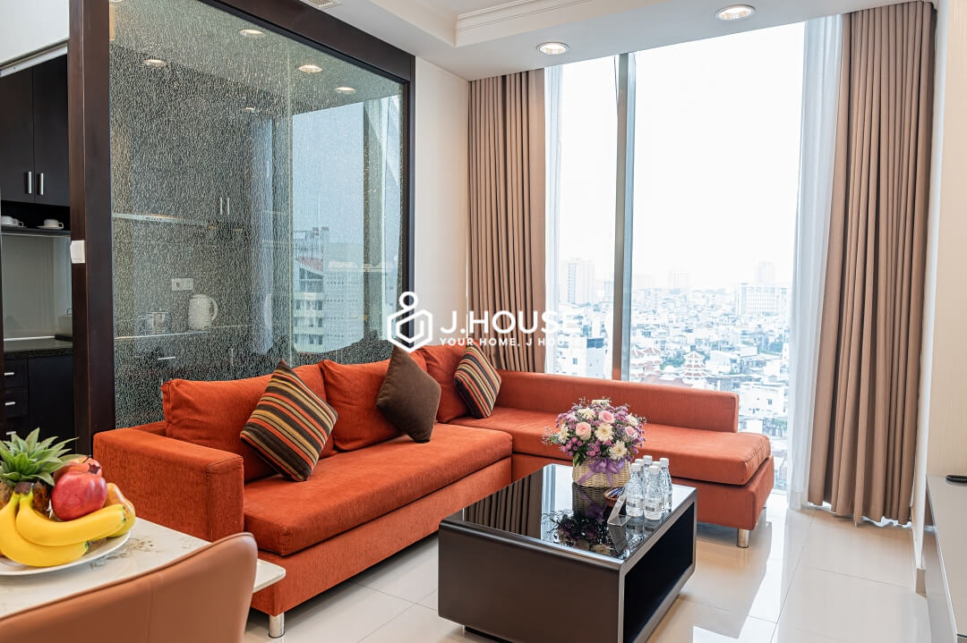Fully furnished 2 bedroom apartment at Mayfair Suites, District 1, HCMC