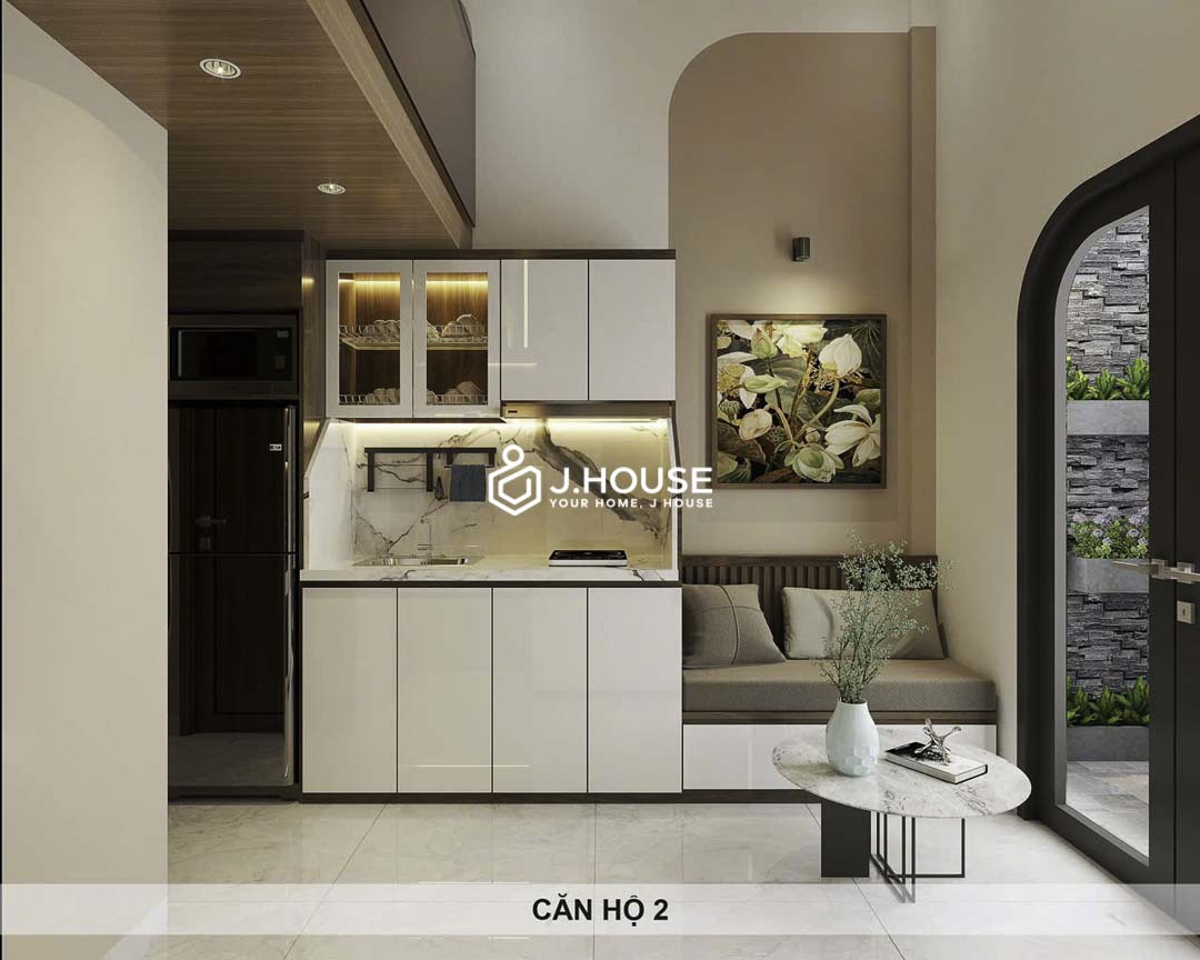 Mini Duplex with Private Garden for Rent in Phu Nhuan Arch Living-0