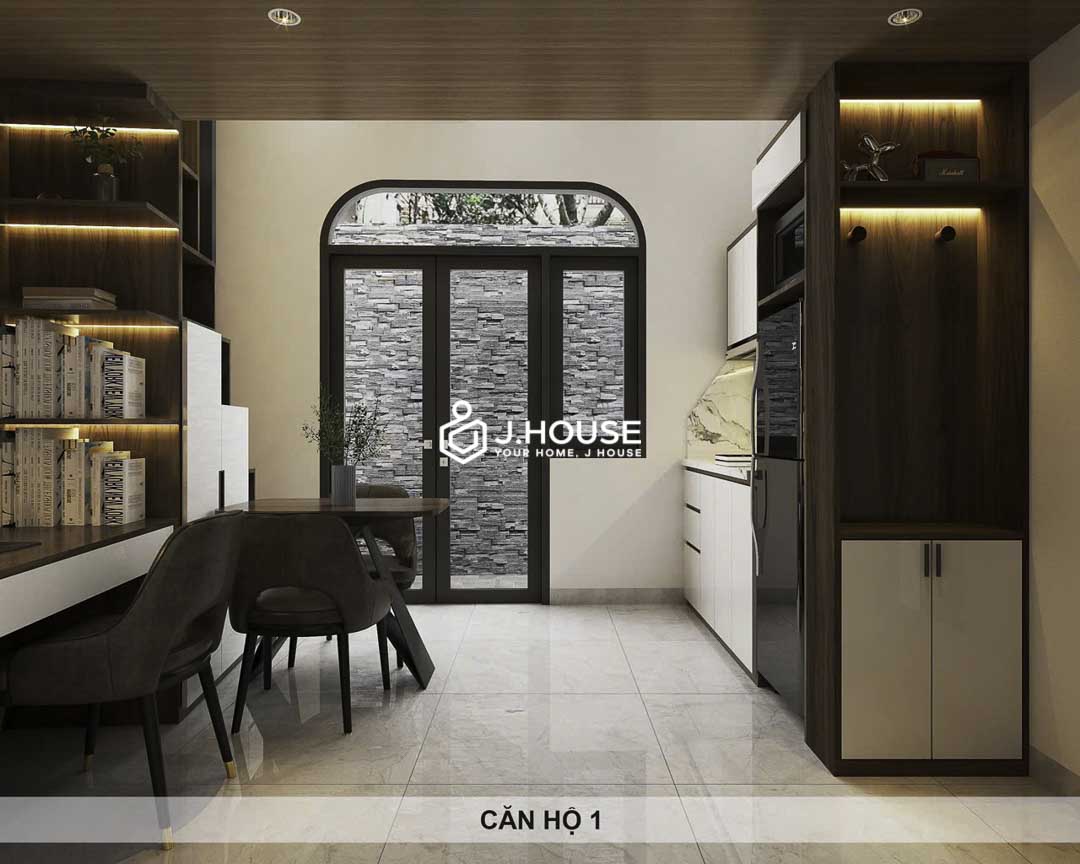 Mini Duplex with Private Garden for Rent in Phu Nhuan Arch Living-1