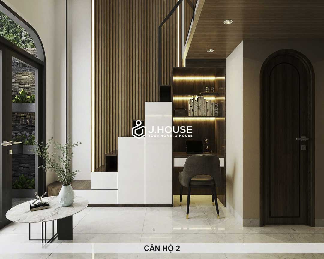 Mini Duplex with Private Garden for Rent in Phu Nhuan Arch Living-2