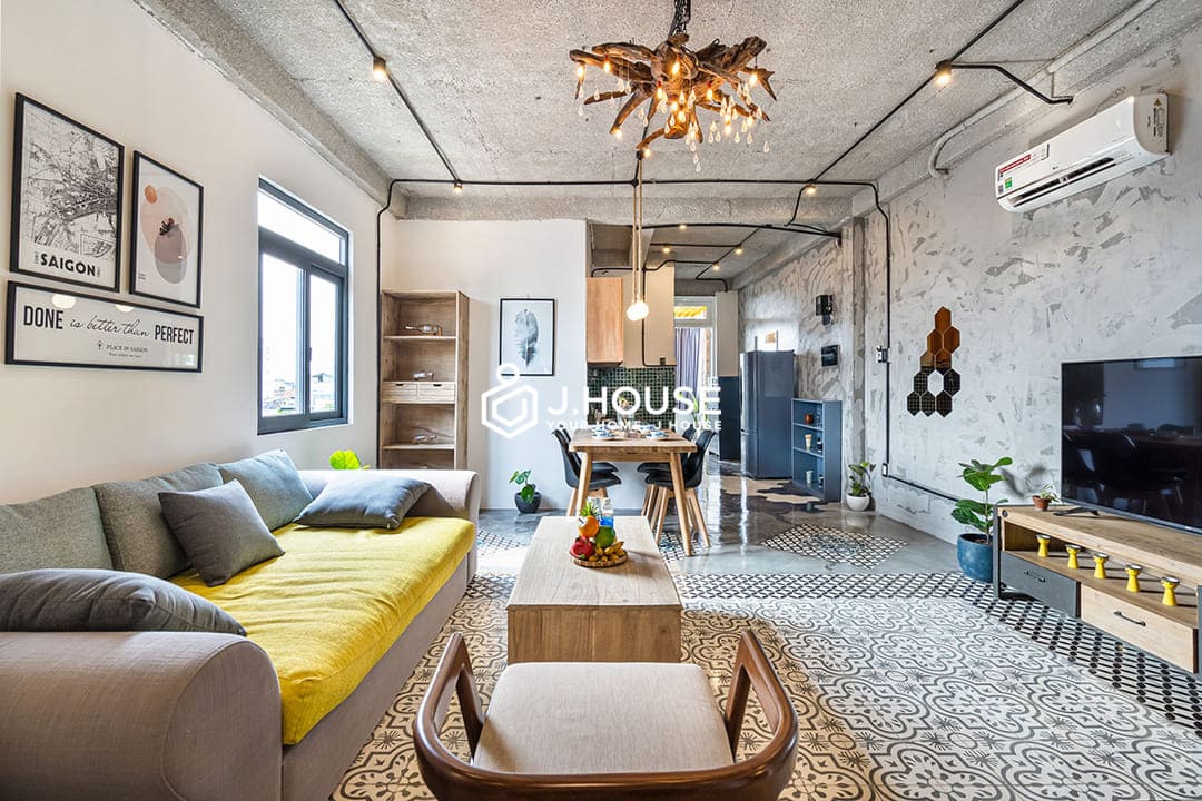 Rooftop 1br for rent in District 1, HCMC- Place In Saigon Apartments