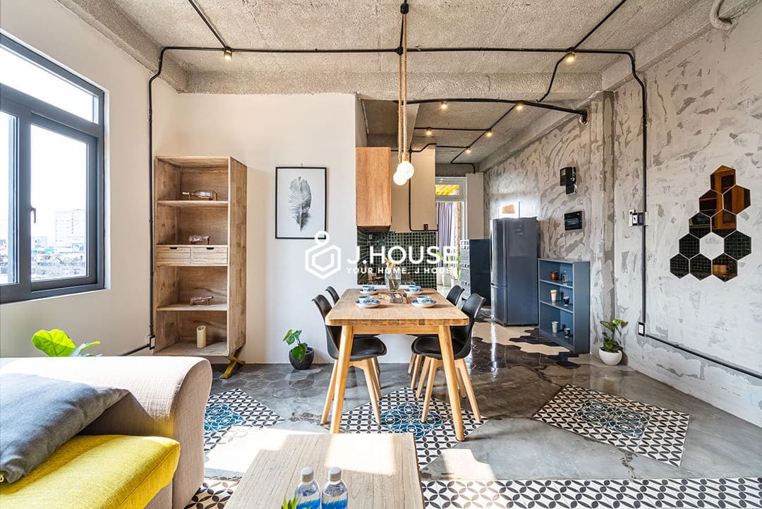 Rooftop 1br for rent in District 1, HCMC- Place In Saigon Apartments