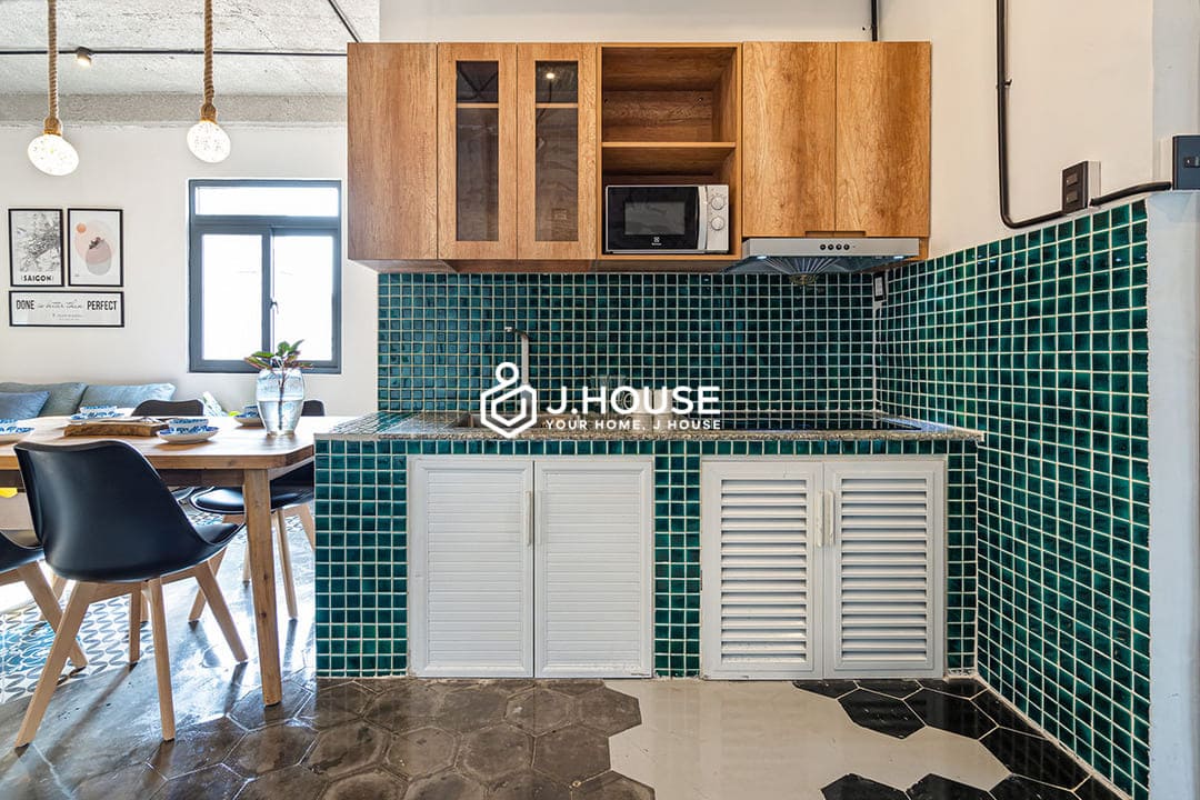 Rooftop 1br for rent in District 1, HCMC- Place In Saigon Apartments