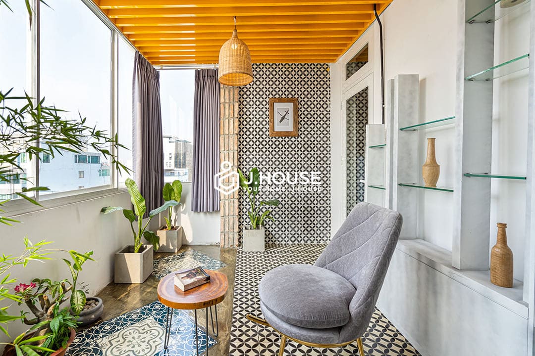 Rooftop 1br for rent in District 1, HCMC- Place In Saigon Apartments