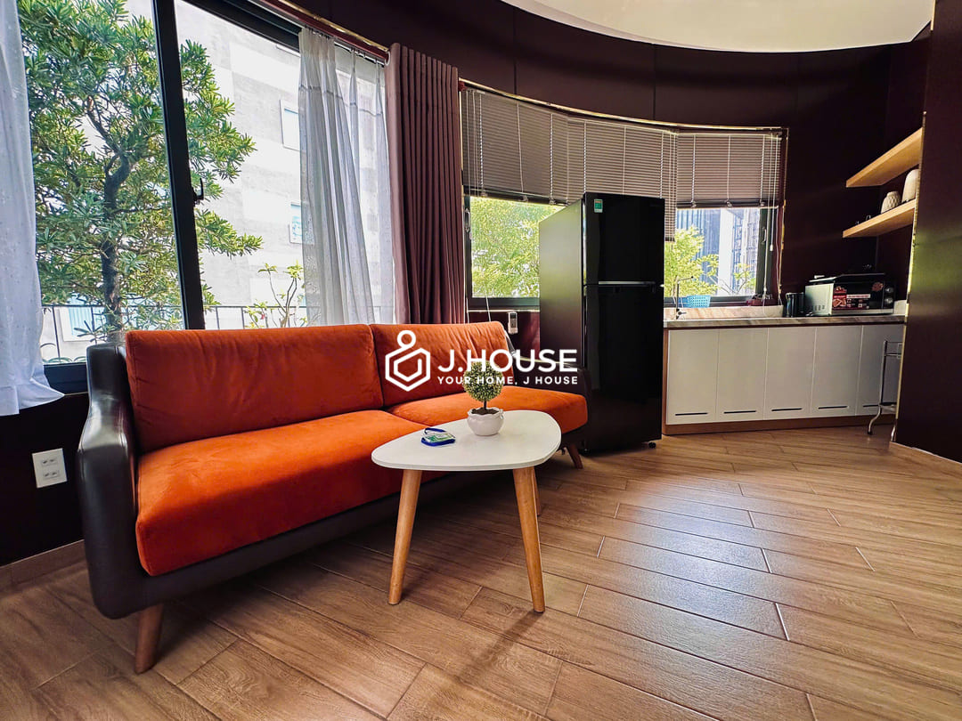 Rooftop apartment for rent in District 3, HCM - The Garden Building Cao Thang