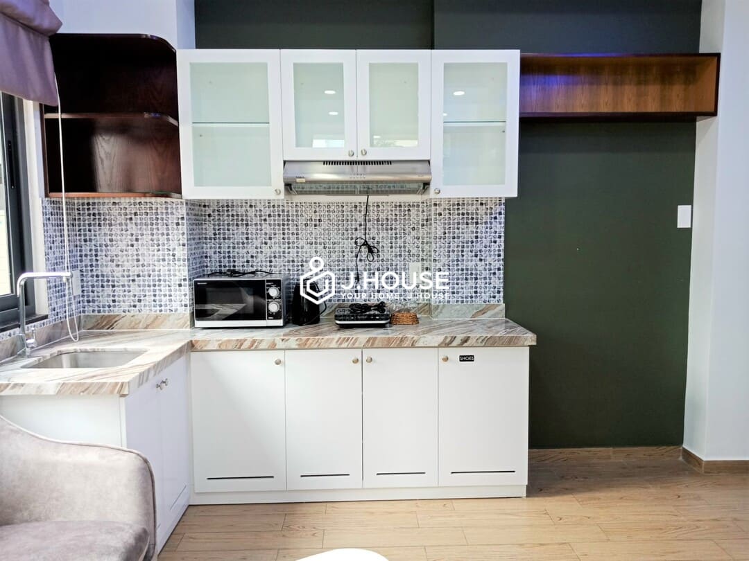 Studio apartment for rent in District 3, HCM - The Garden Building