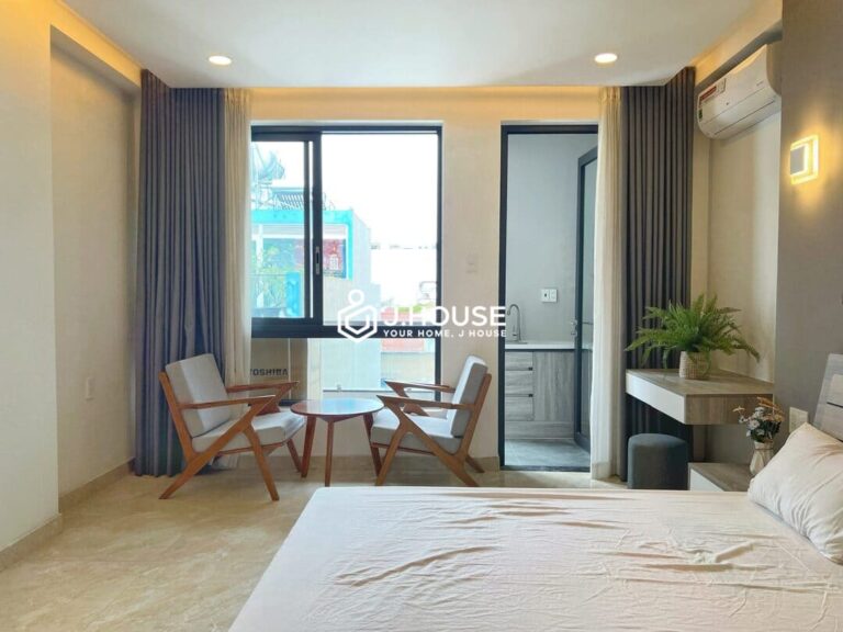 Studio apartment with balcony in District 5, HCMC - NTP Apartment
