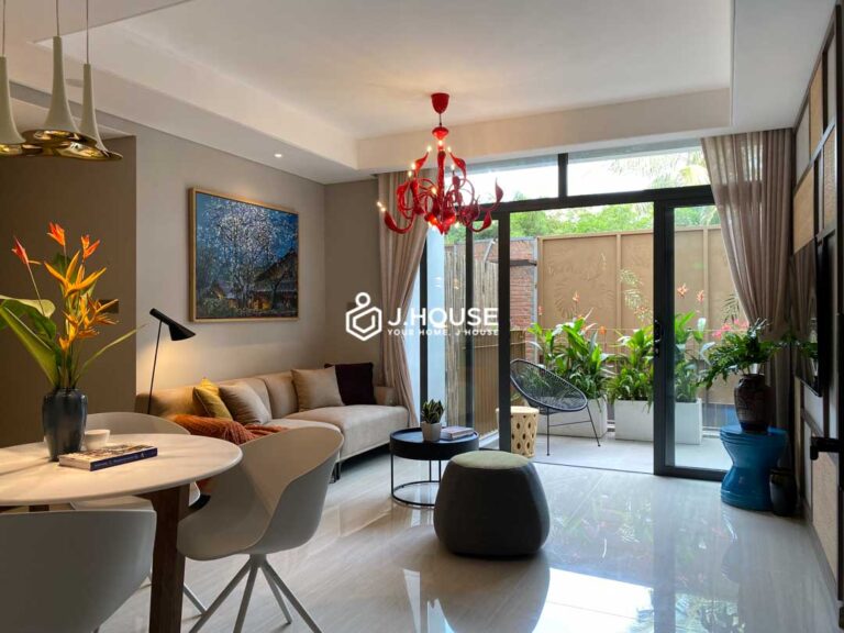 2BR Apartment for Rent in D2 with Private Garden at Luxone Little Thao Dien