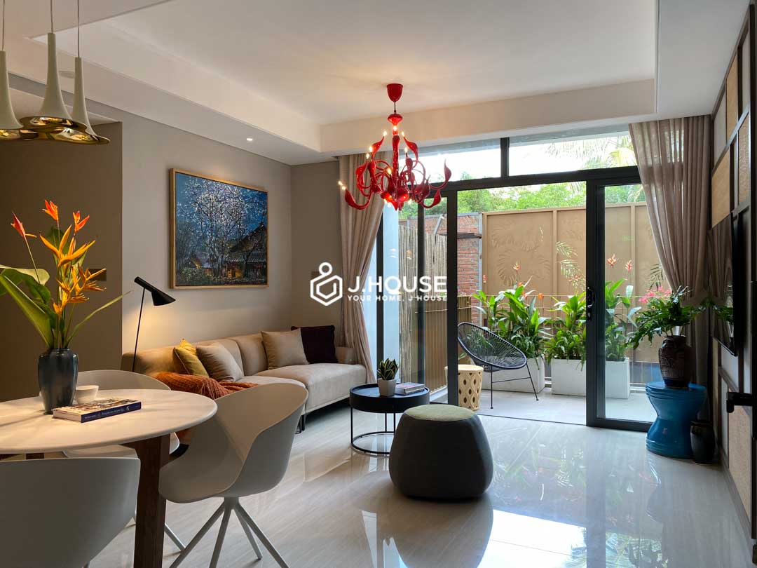 2BR Apartment for Rent in D2 with Private Garden at Luxone Little Thao Dien