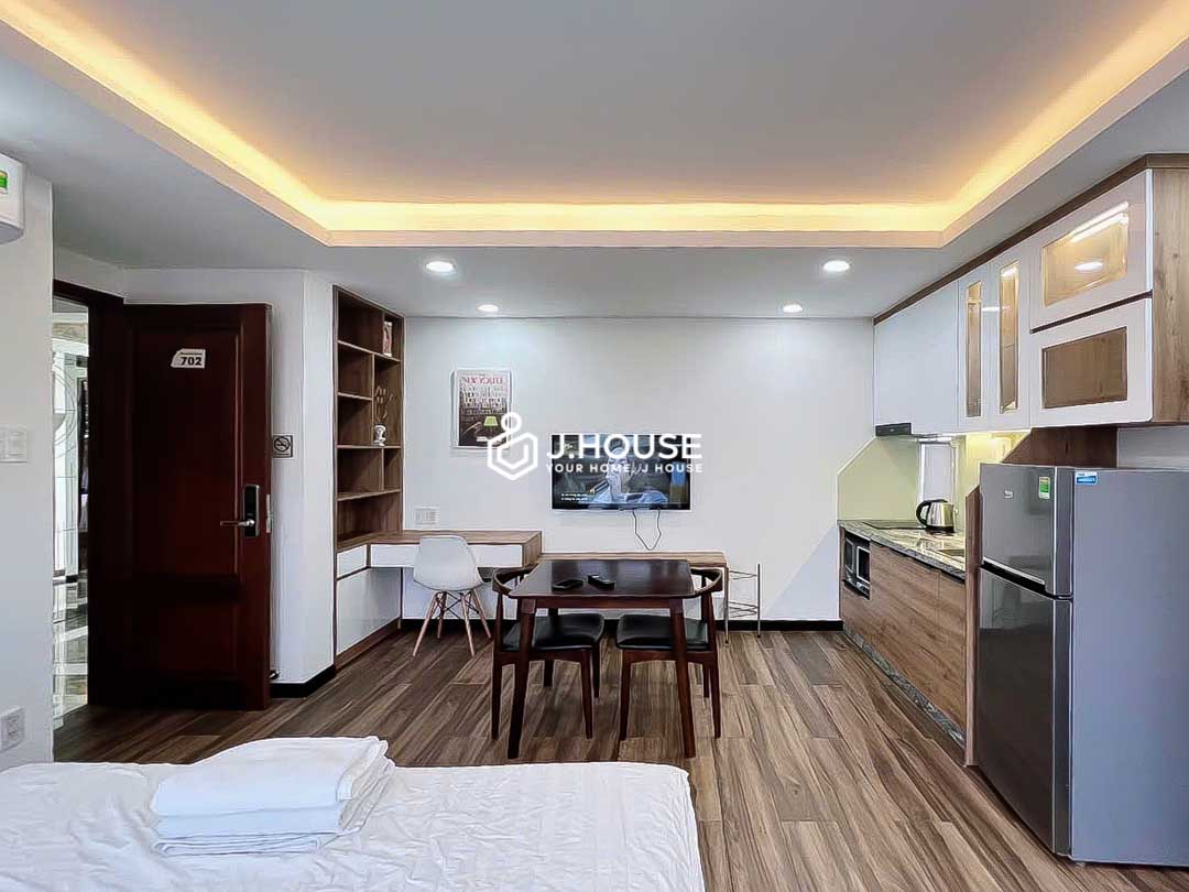 Bright Serviced Studio for Rent in Phu Nhuan District - Riverside House-1