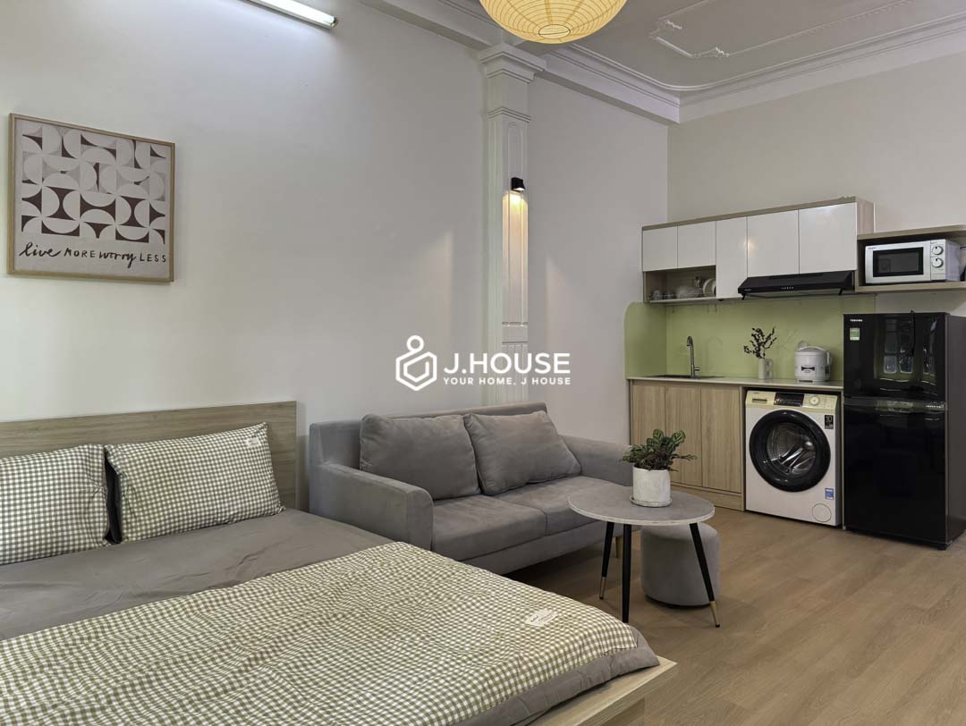 Bright Studio for Rent in Binh Thanh - Minh Long Apartment-0