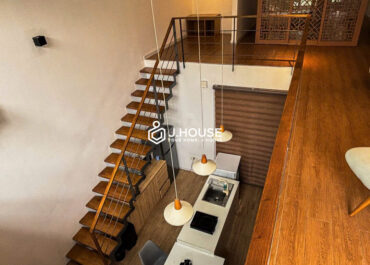 High-ceiling 1-bedroom duplex apartment at SGHomes Binh Thanh