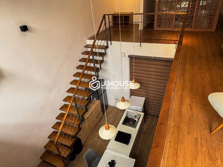 High-ceiling 1-bedroom duplex apartment at SGHomes Binh Thanh