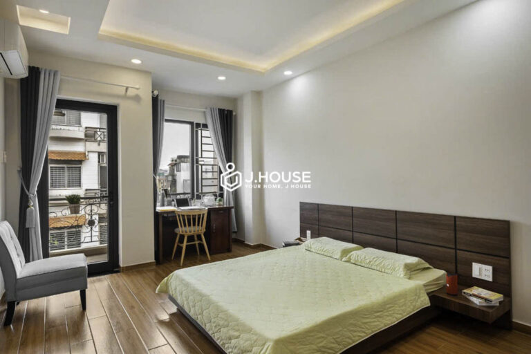 Modern 1BR Apartment with Balcony for Rent in Binh Thanh - Full House