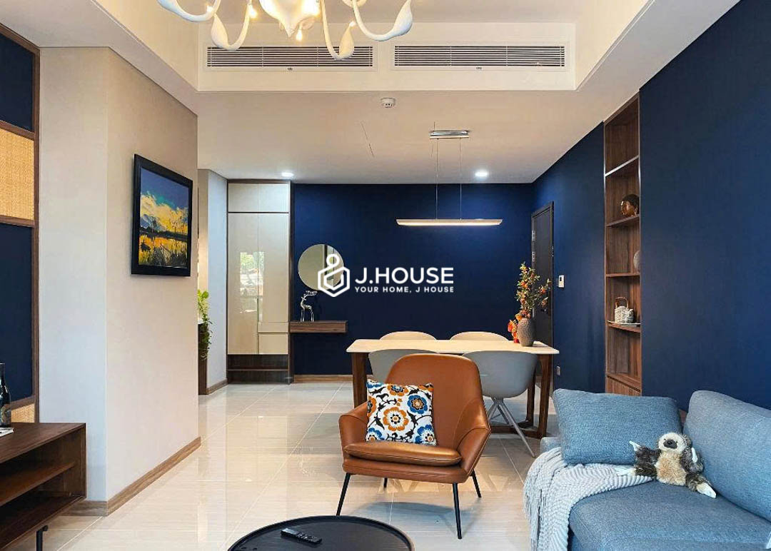 Modern 2-Bedroom Serviced Apartment in Thao Dien - Luxone Little-