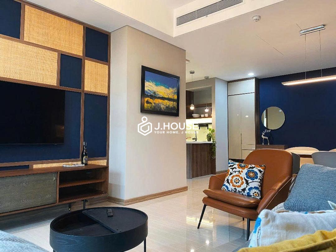 Modern 2-Bedroom Serviced Apartment in Thao Dien - Luxone Little-3