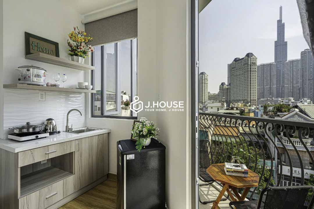 Modern Balcony Studio Apartment for Rent in Binh Thanh - Full House-6